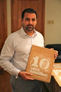 Alex Smailes, holding 10. Photo by Steve Hernandez.